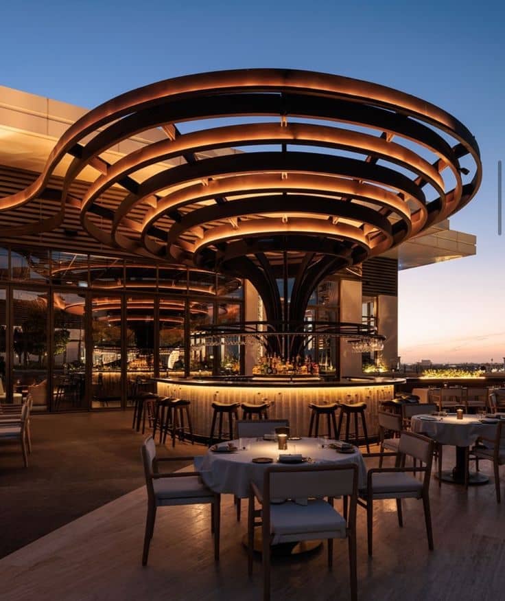 LEÑA by Dani García Dubai terrace